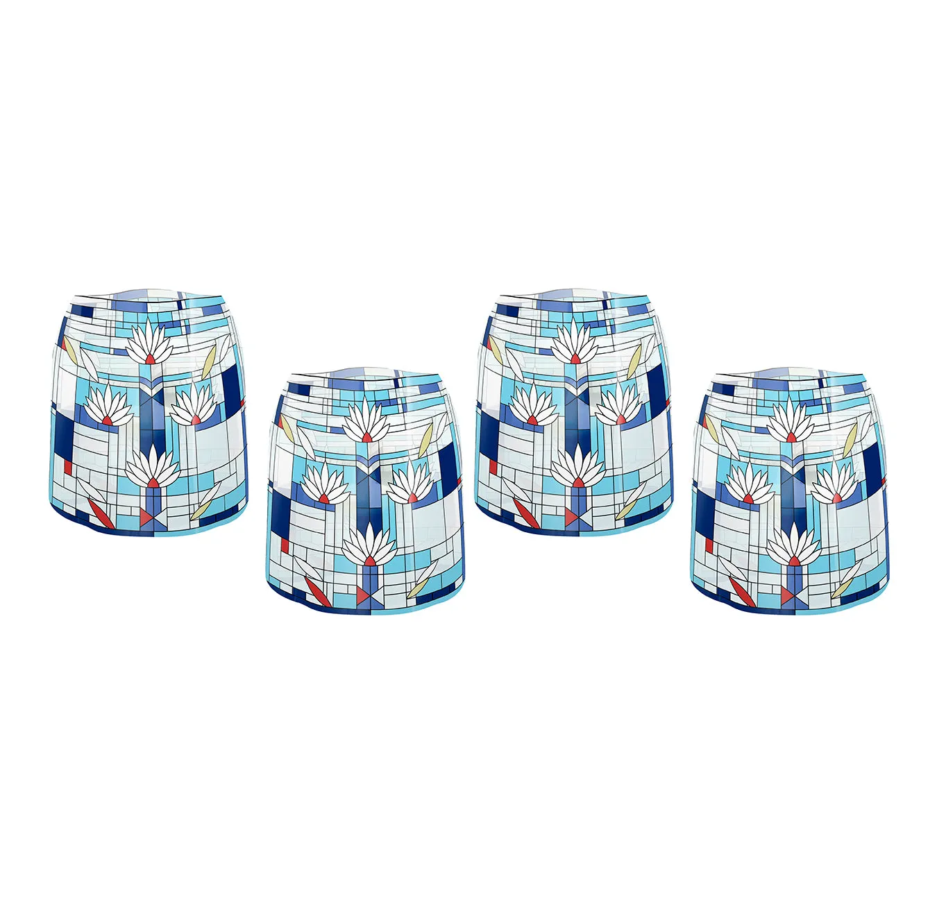 Frank Lloyd Wright Waterlilies Luminary - 4 per pack