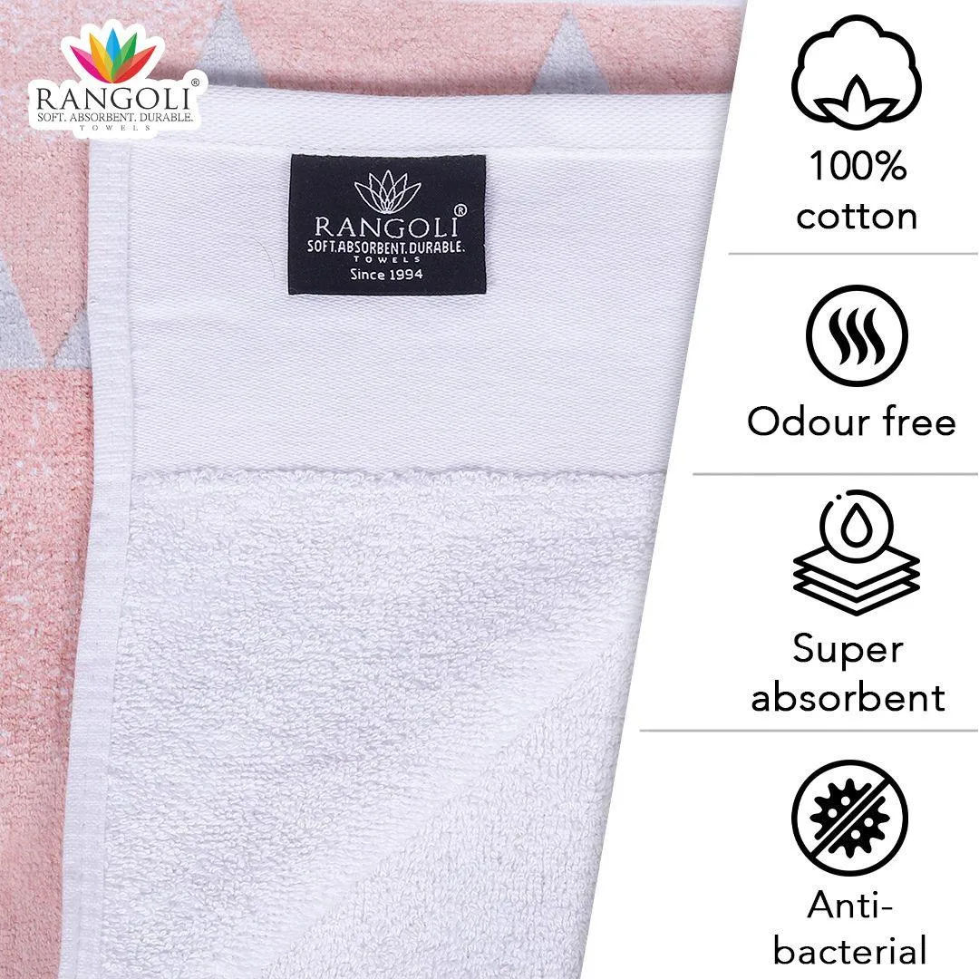 Frolina 500 GSM Cotton Hand Towel Set of 2 | Ultra Soft and Plush Towels