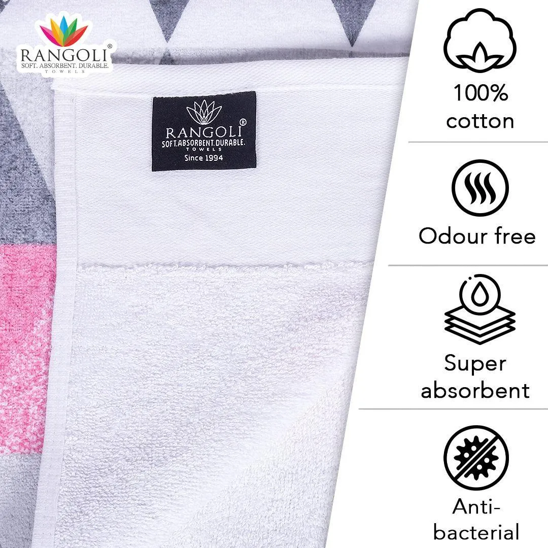 Frolina 500 GSM Cotton Hand Towel Set of 2 | Ultra Soft and Plush Towels
