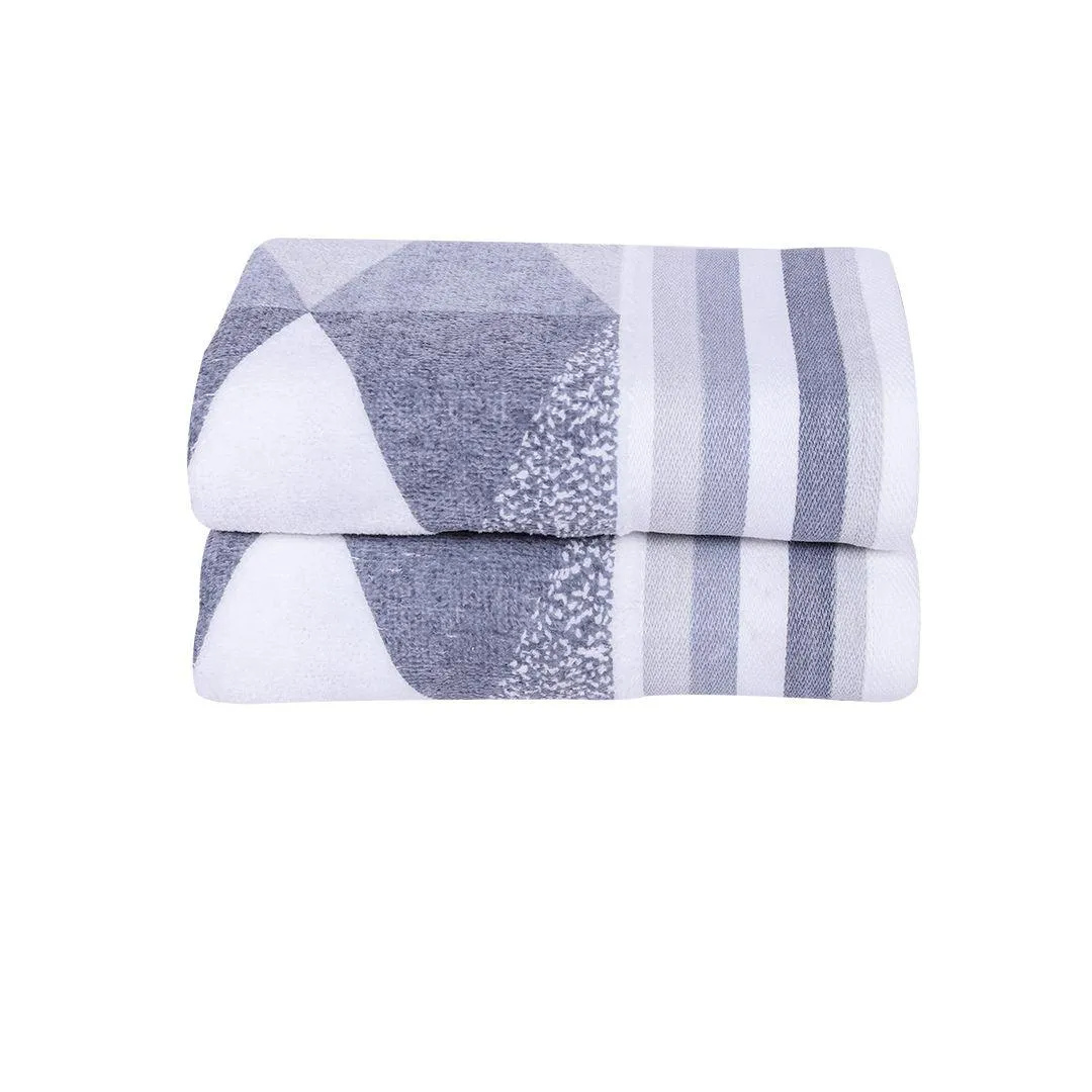 Frolina 500 GSM Cotton Hand Towel Set of 2 | Ultra Soft and Plush Towels