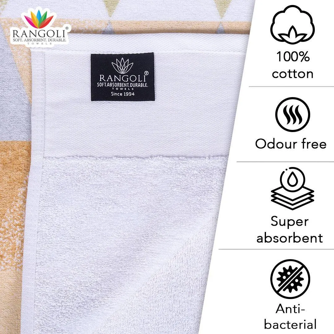 Frolina 500 GSM Cotton Hand Towel Set of 2 | Ultra Soft and Plush Towels