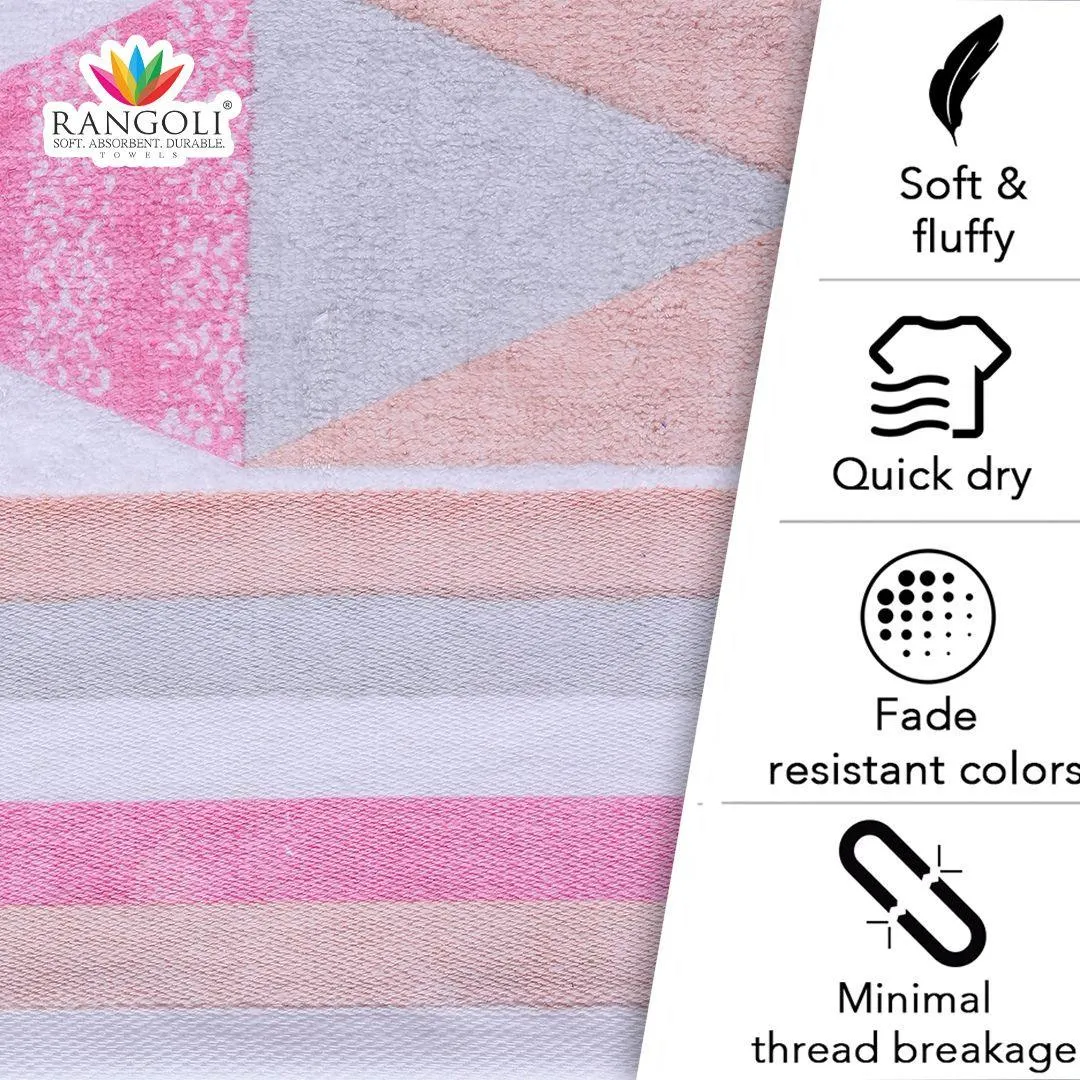 Frolina 500 GSM Cotton Hand Towel Set of 2 | Ultra Soft and Plush Towels