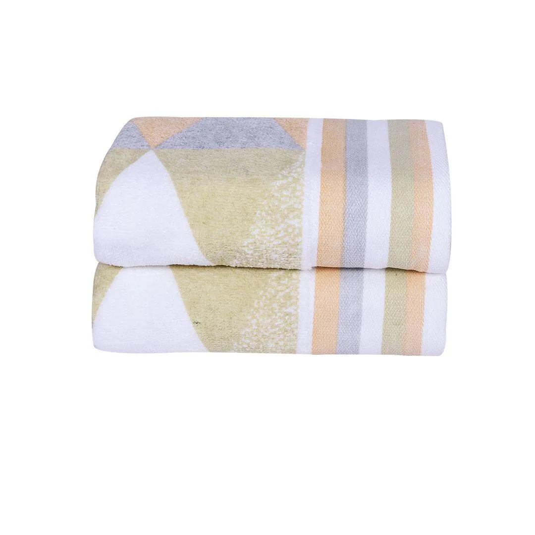 Frolina 500 GSM Cotton Hand Towel Set of 2 | Ultra Soft and Plush Towels