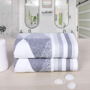 Frolina 500 GSM Cotton Hand Towel Set of 2 | Ultra Soft and Plush Towels
