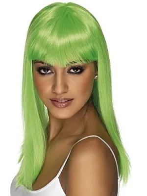 Glamourama Wig, Neon Green