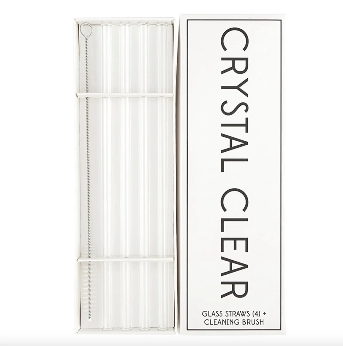 Glass Straw Set - 4/Pack
