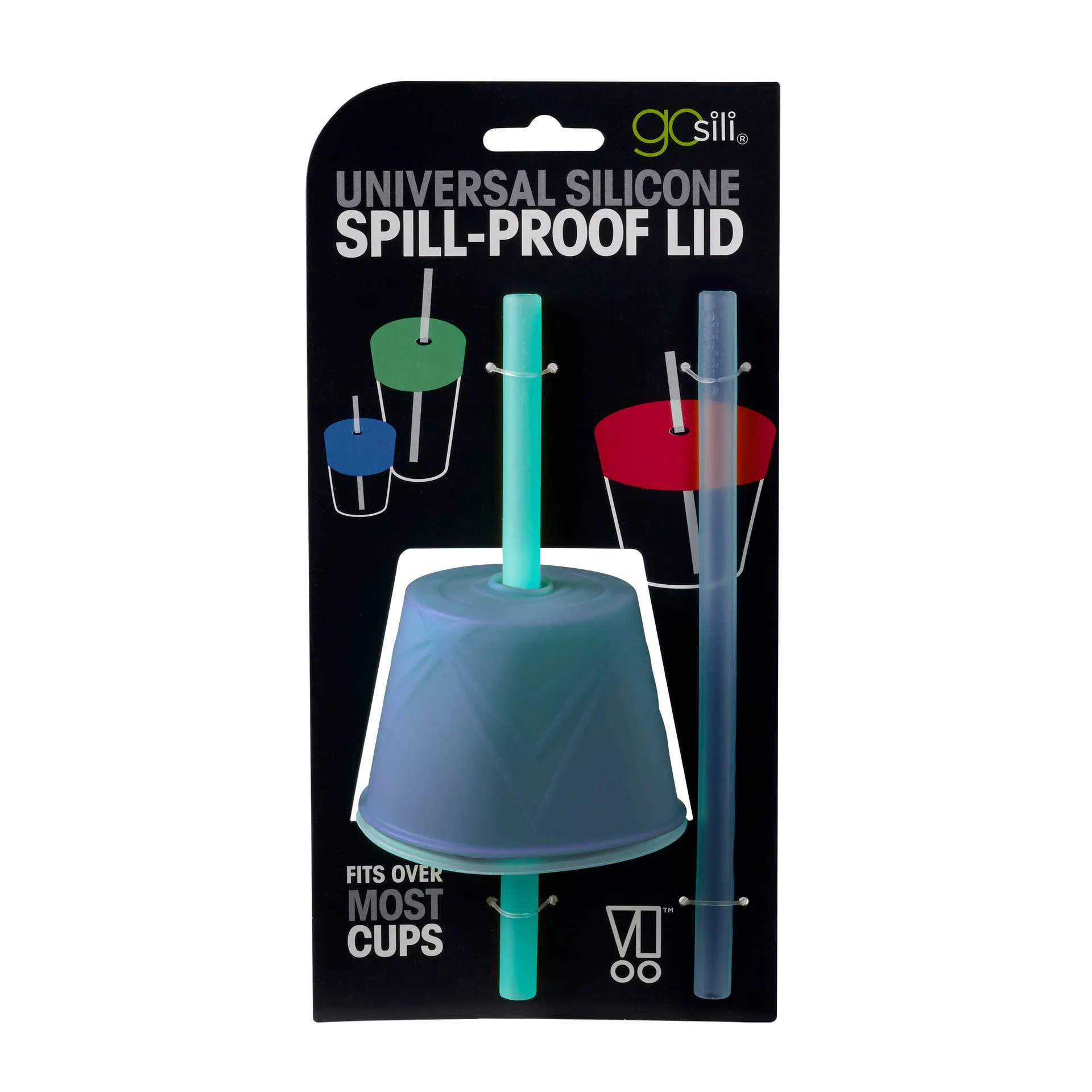 GoSili Universal Straw Lid, 2-pack
