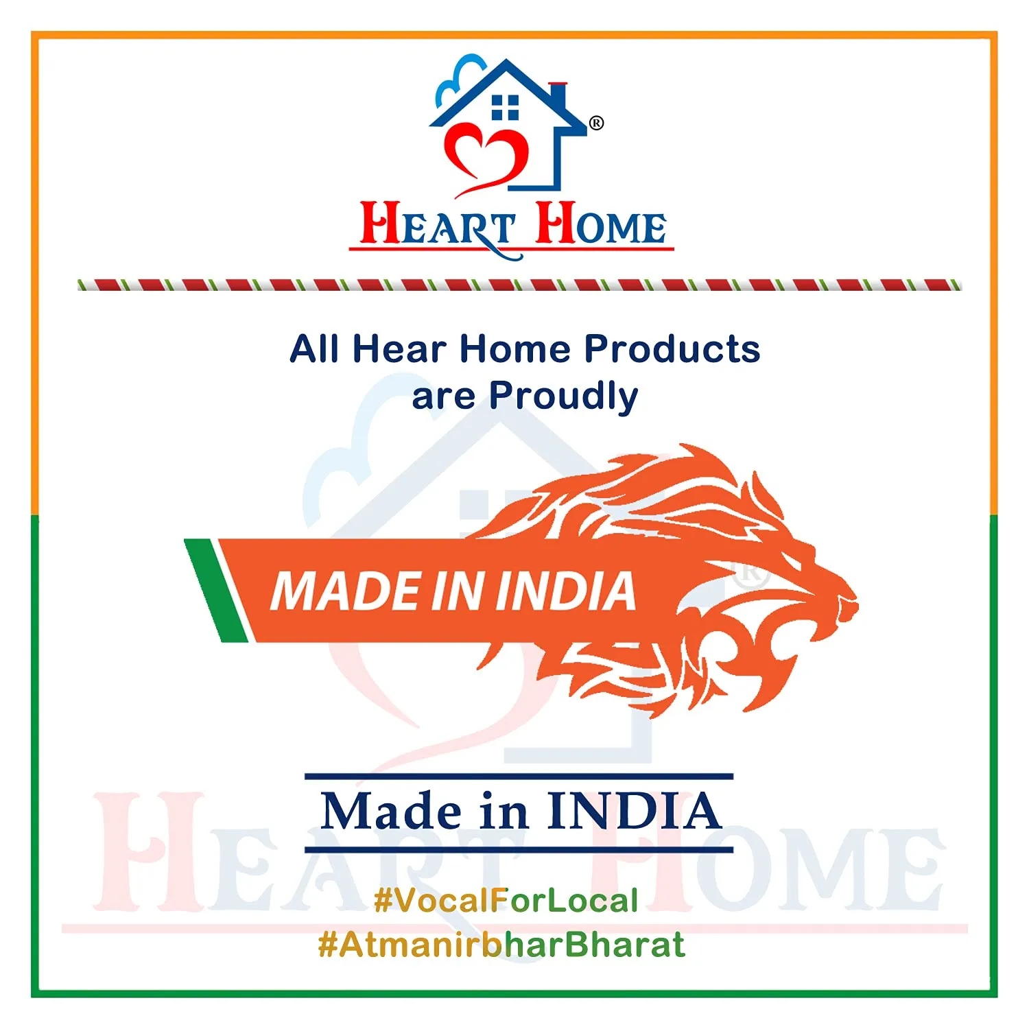 Heart HomeDot Printed Super Soft, Fluffy, and Absorbent, Cotton Bath Towel Perfect for Daily Use, 30"x60"- Pack of 4 (Orange & Sky Blue)