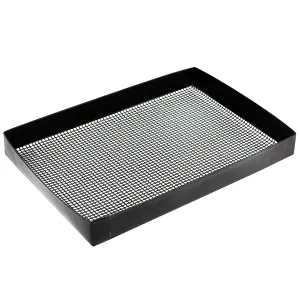 Heavy Duty Smoker BBQ Grill Basket 16.5" x 11.6" x 1.5" Non-Stick PTFE Wide Mesh