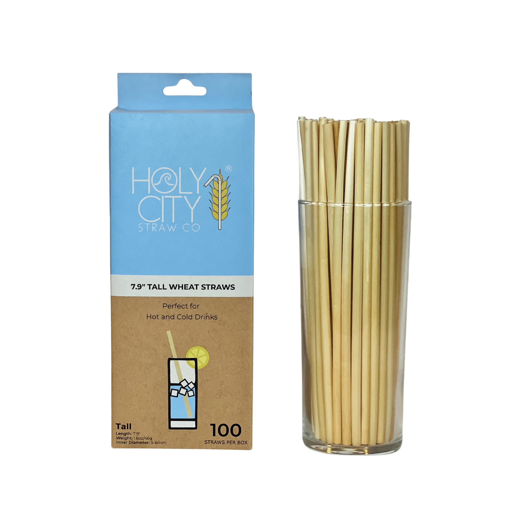 Holy City Straw Tall Wheat Straws