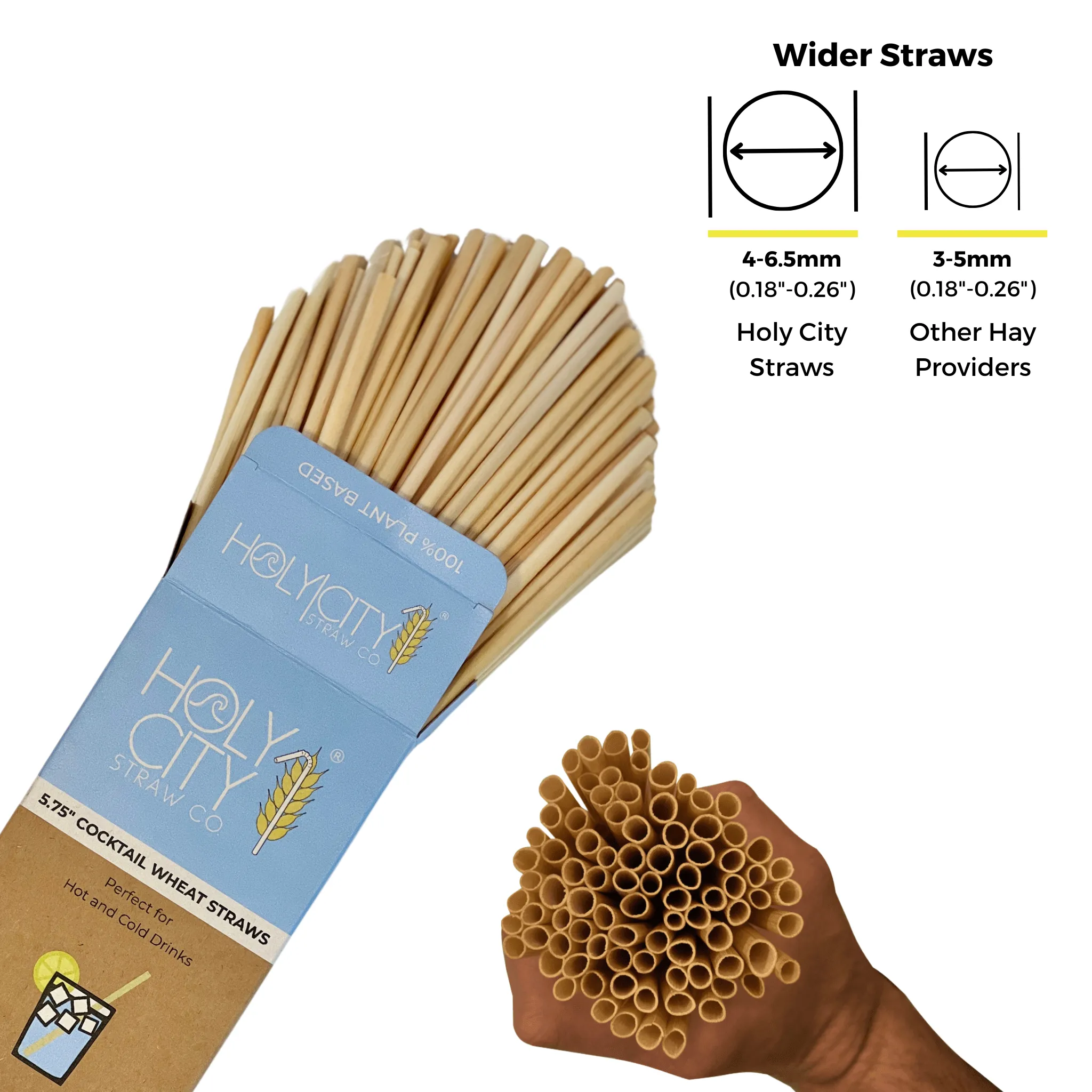 Holy City Straw Tall Wheat Straws