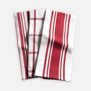 Home Pantry Towels 3/set Cherry