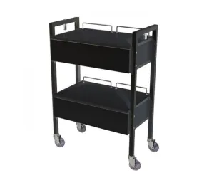 Joiken 2 Drawer Beauty Trolley Black - (Large Item)