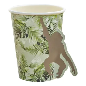 Jungle Animal Paper Cups (8 Pack)