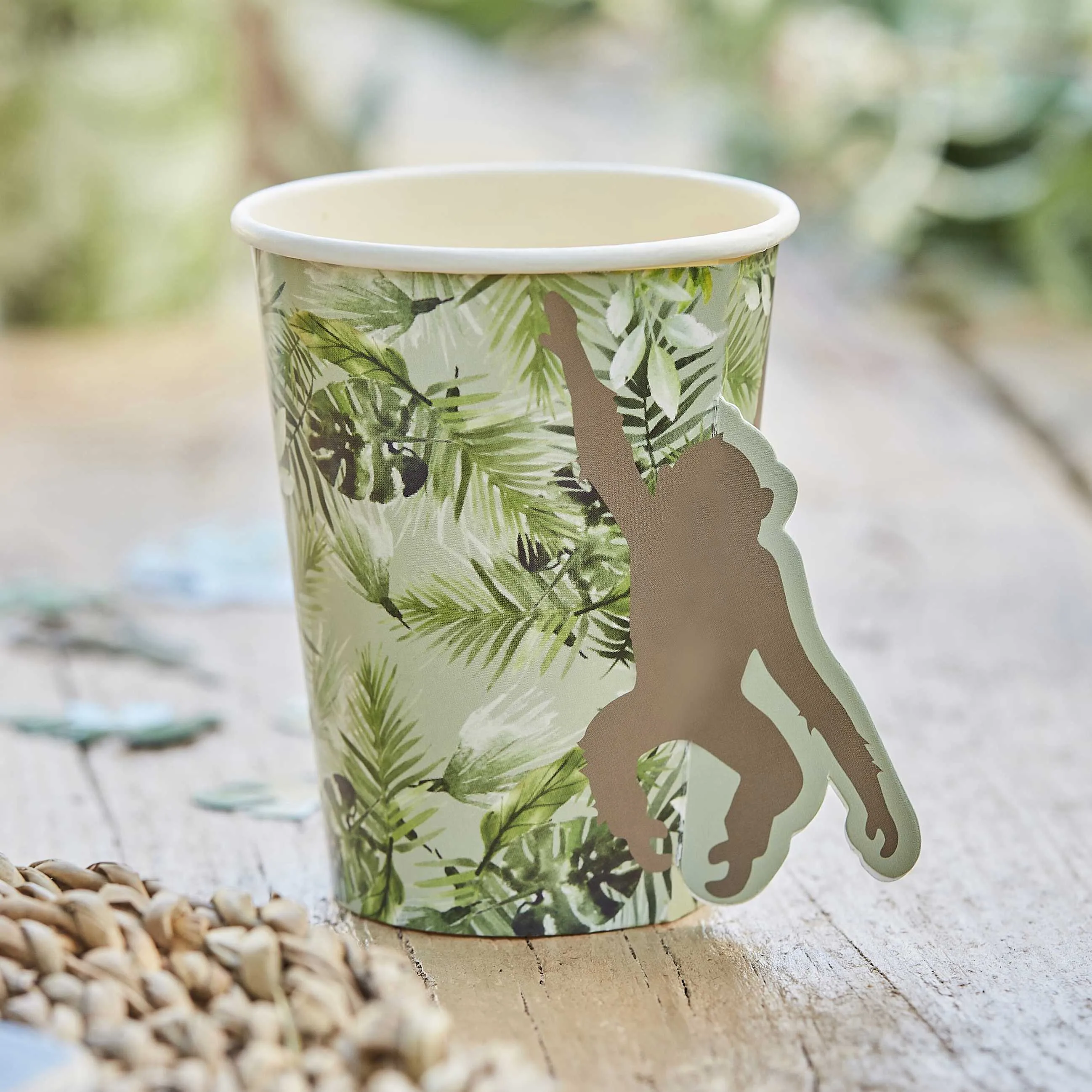 Jungle Animal Paper Cups (8 Pack)