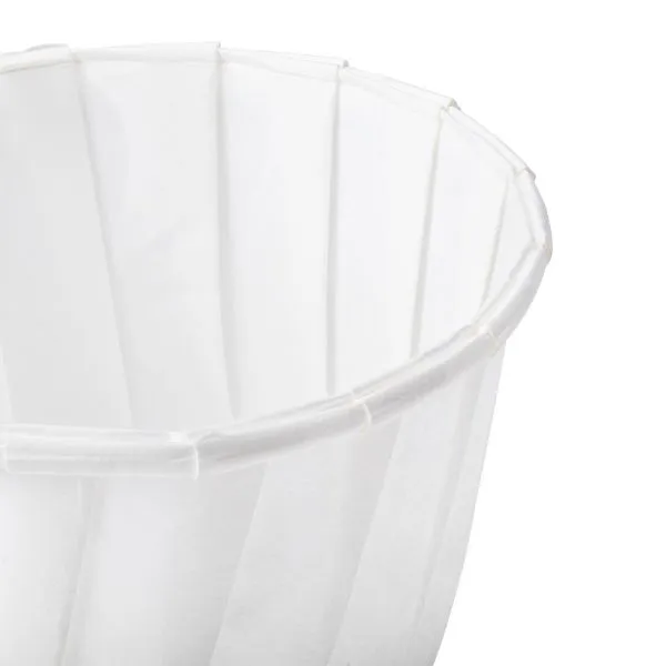 Karat 3.25 oz Paper Portion Cups, White - 5,000 pcs