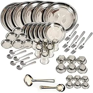 King International: Stainless Steel Dinnerware (50 Pieces)