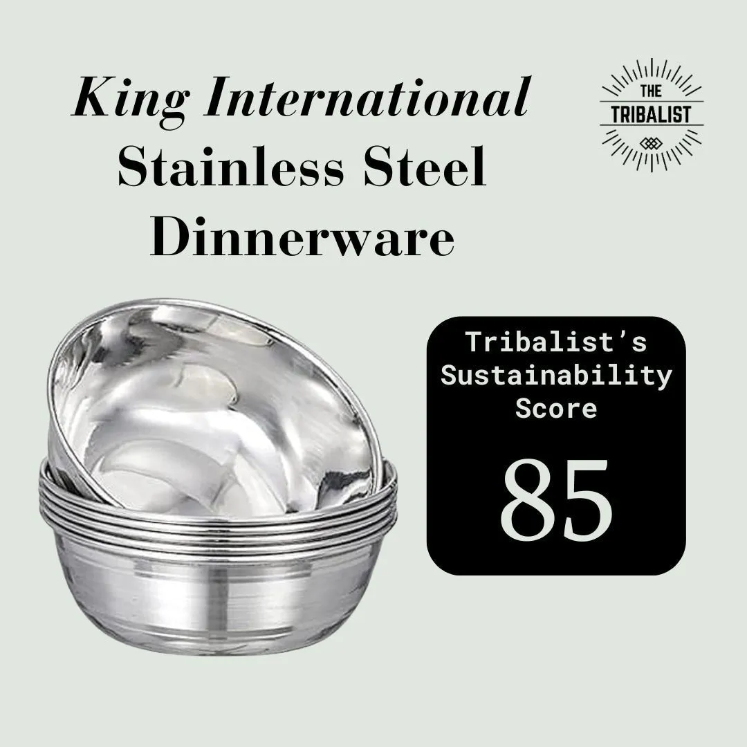 King International: Stainless Steel Dinnerware (50 Pieces)