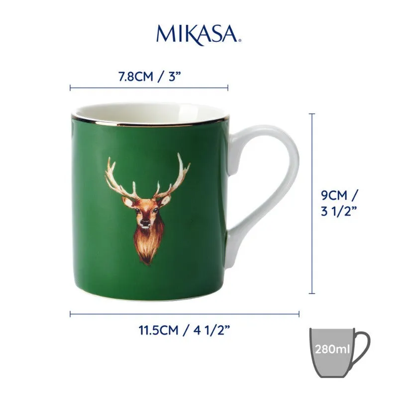 KitchenCraft Mikasa Can Mug Stag 280ml