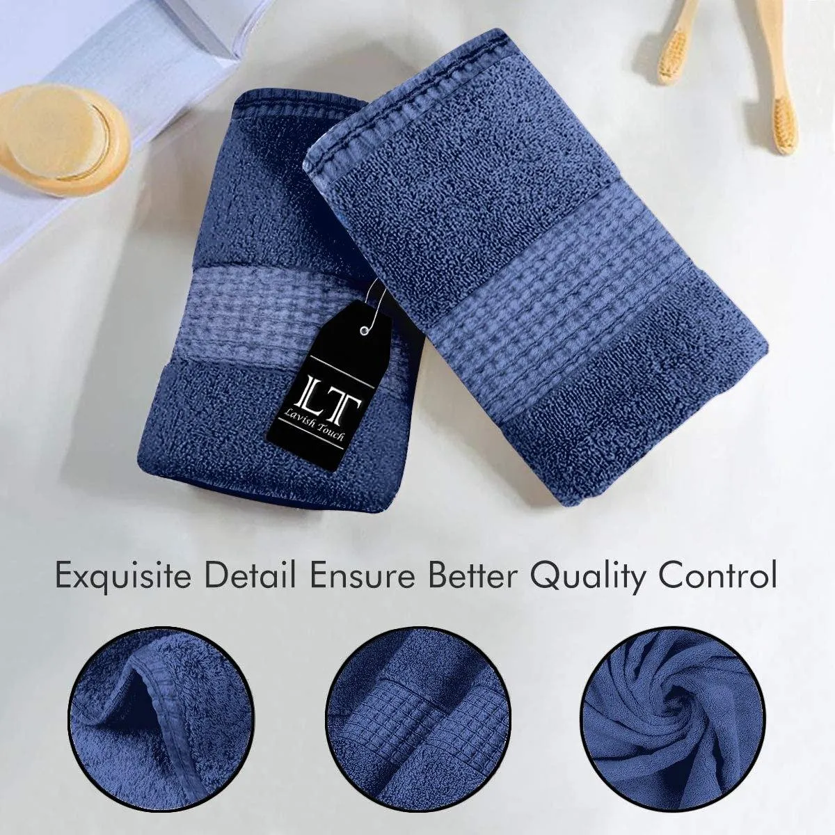 Lavish Touch 600 GSM 100% Cotton Ultra Soft Highly Absorbent Set of 22 Towels