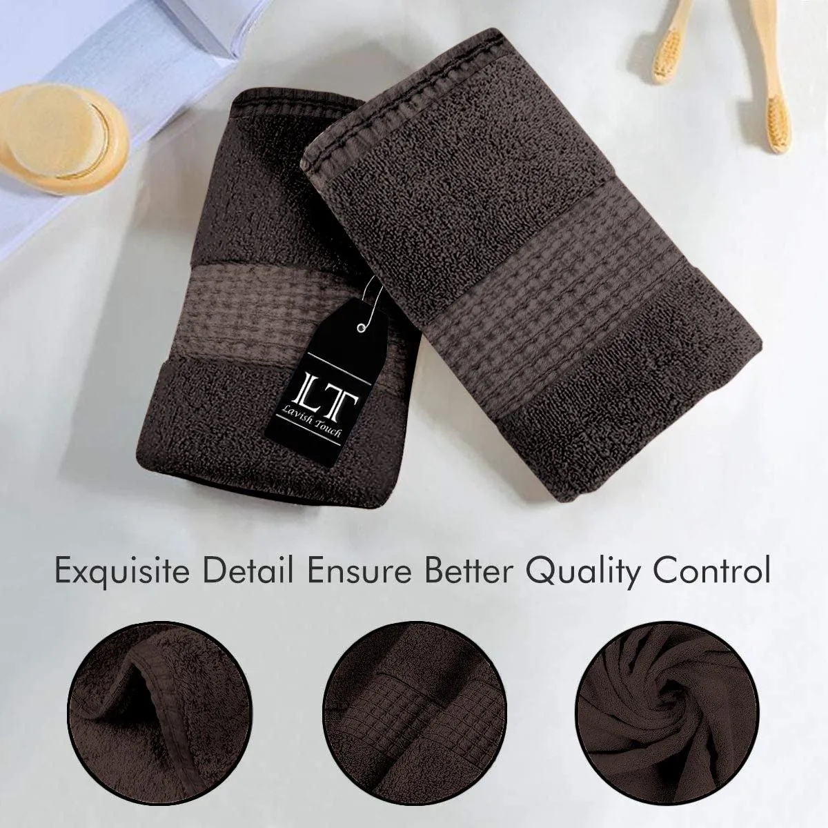 Lavish Touch 600 GSM 100% Cotton Ultra Soft Highly Absorbent Set of 22 Towels