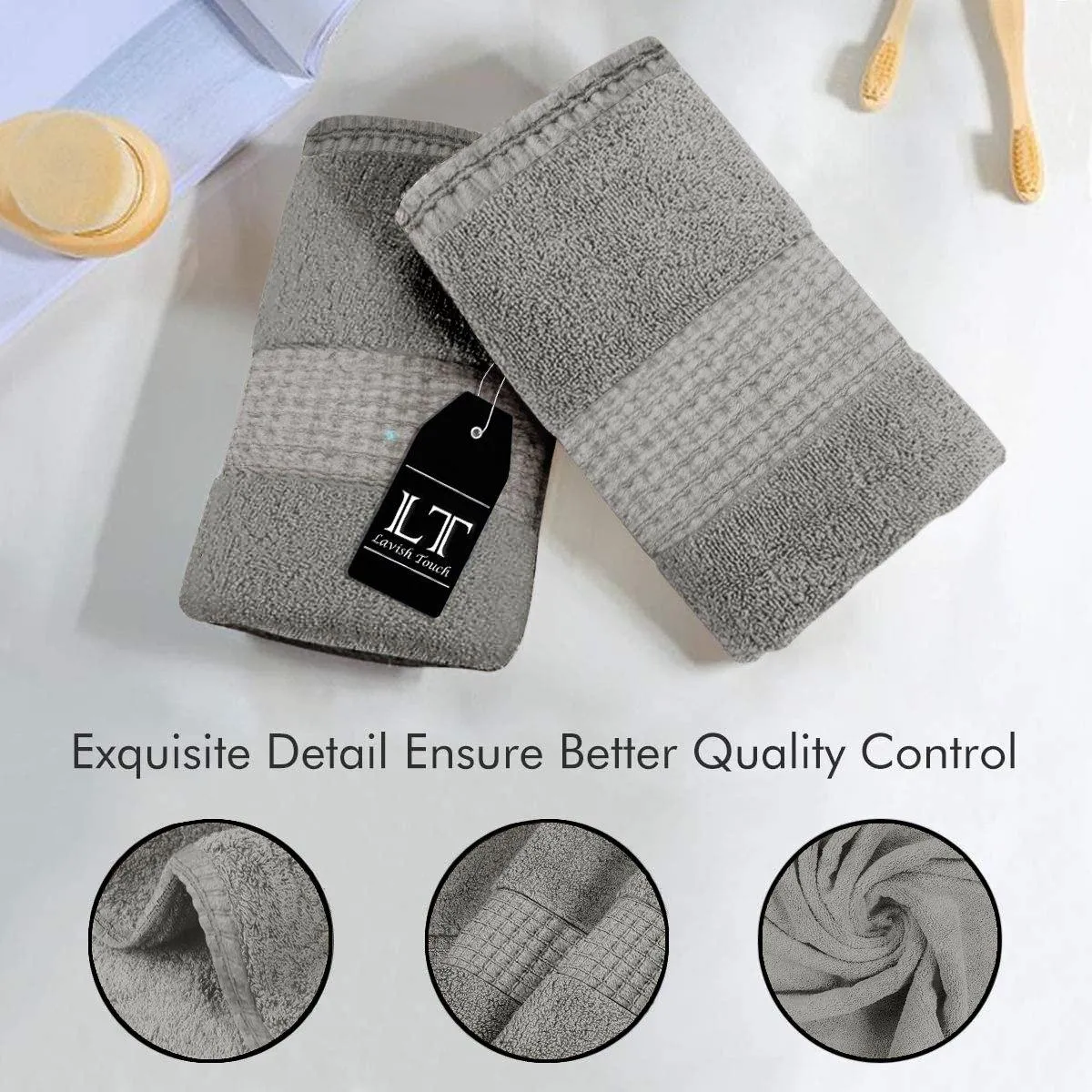Lavish Touch 600 GSM 100% Cotton Ultra Soft Highly Absorbent Set of 22 Towels