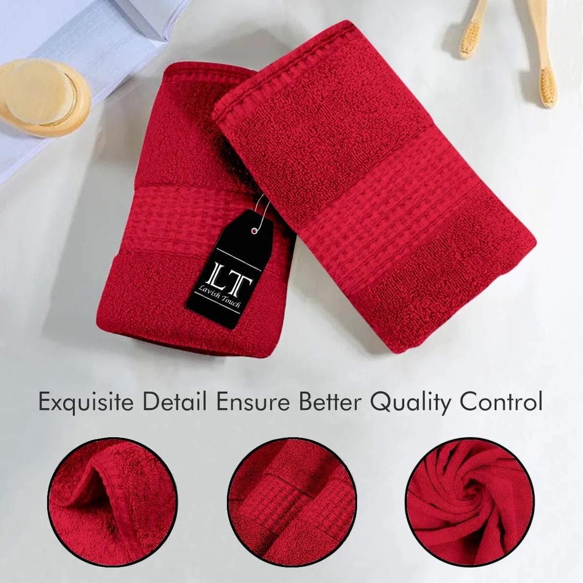 Lavish Touch 600 GSM 100% Cotton Ultra Soft Highly Absorbent Set of 22 Towels