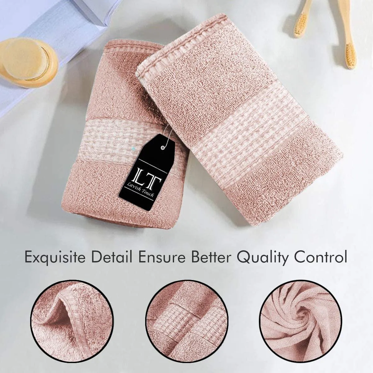 Lavish Touch 600 GSM 100% Cotton Ultra Soft Highly Absorbent Set of 22 Towels