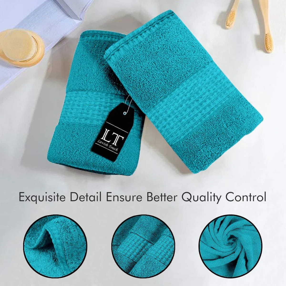 Lavish Touch 600 GSM 100% Cotton Ultra Soft Highly Absorbent Set of 22 Towels