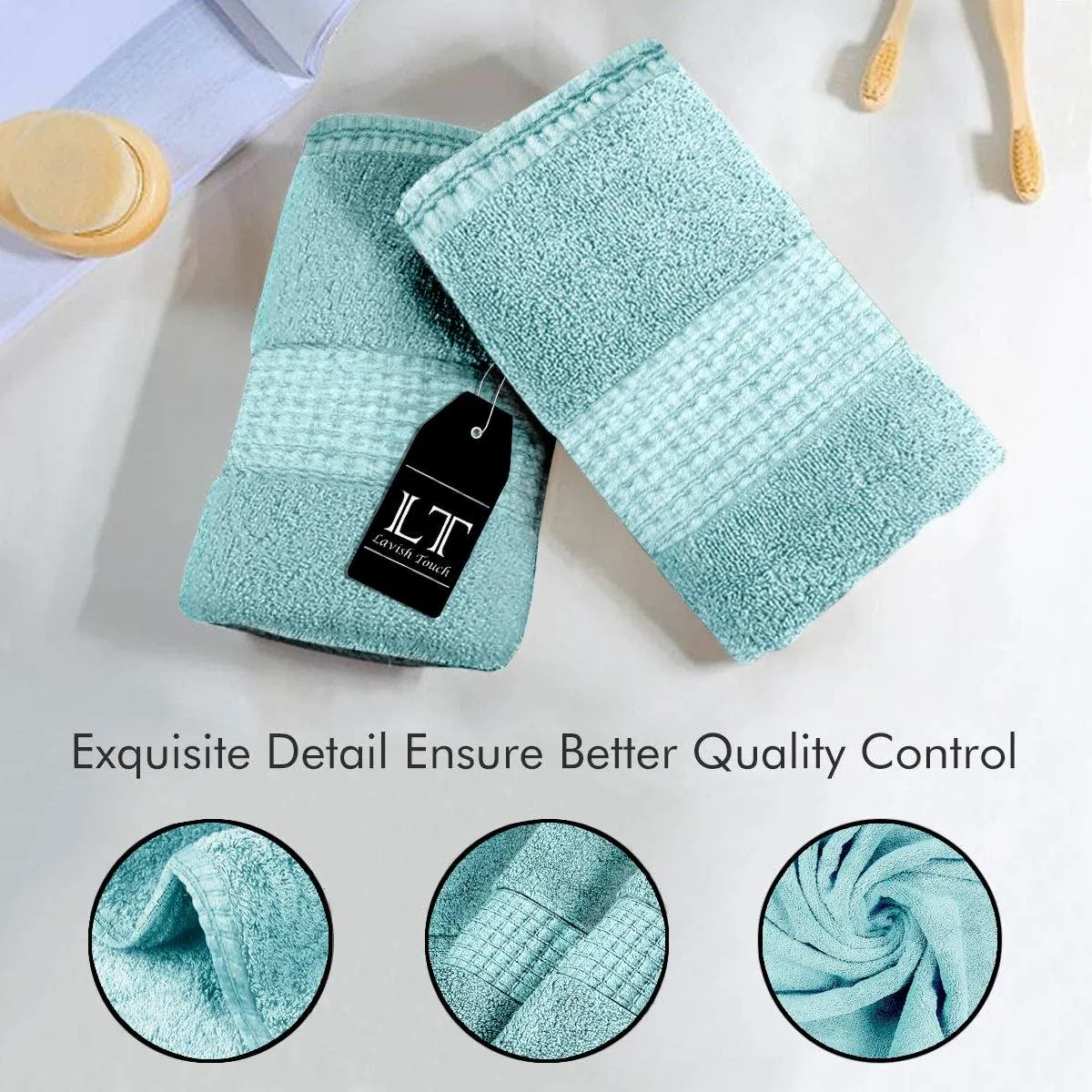 Lavish Touch 600 GSM 100% Cotton Ultra Soft Highly Absorbent Set of 22 Towels