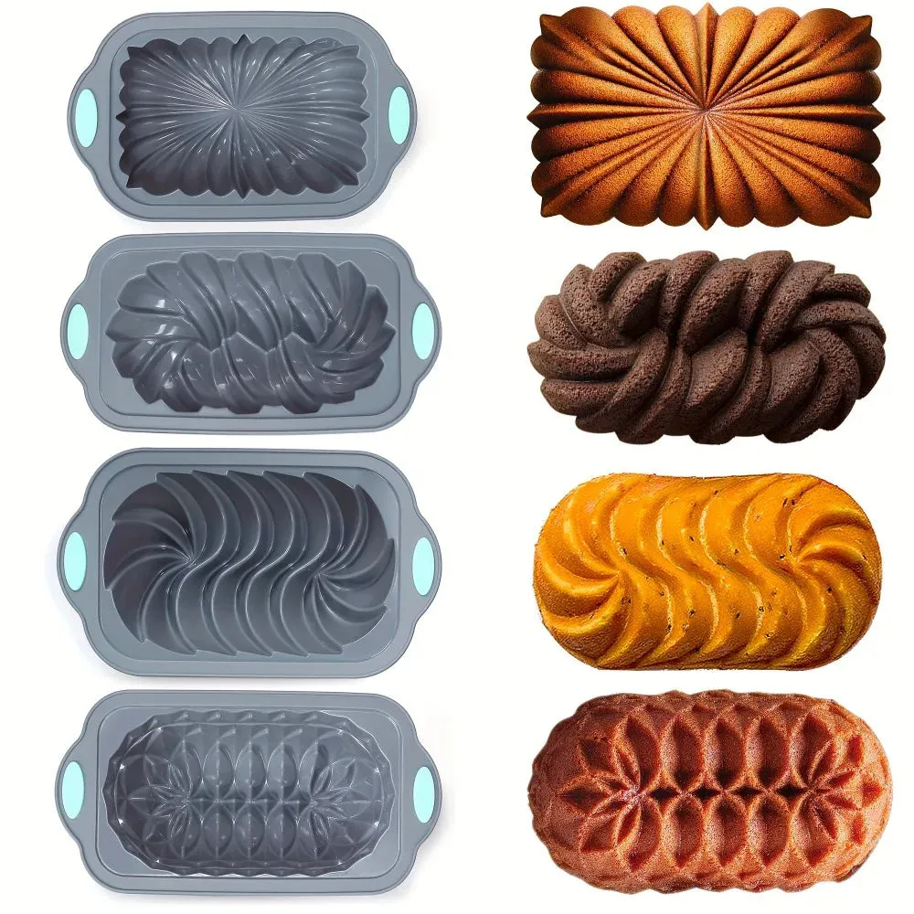New LotusSwirl Silicone Baking Mold – Classic Pattern Cake Pan for Beautiful Bakes