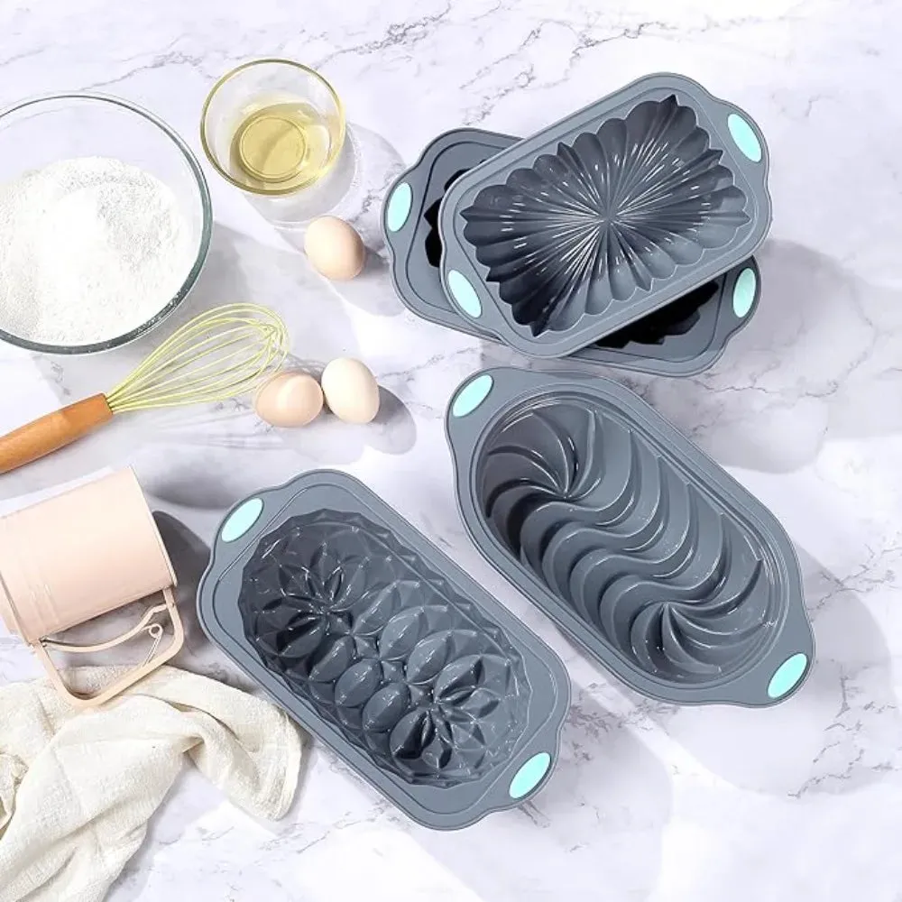New LotusSwirl Silicone Baking Mold – Classic Pattern Cake Pan for Beautiful Bakes