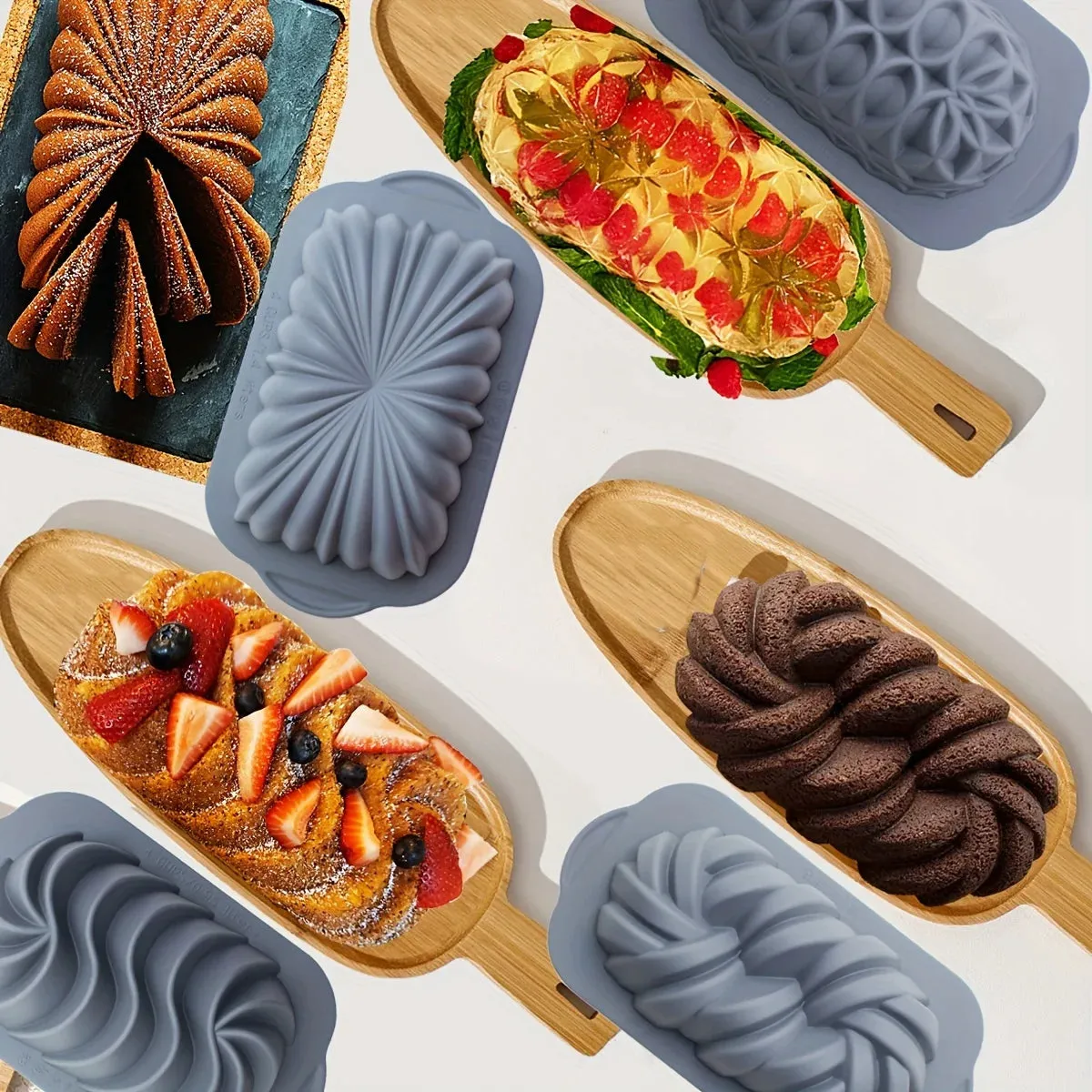 New LotusSwirl Silicone Baking Mold – Classic Pattern Cake Pan for Beautiful Bakes