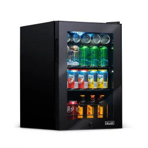 Newair® 90-Can Freestanding Black Beverage Fridge - 17"