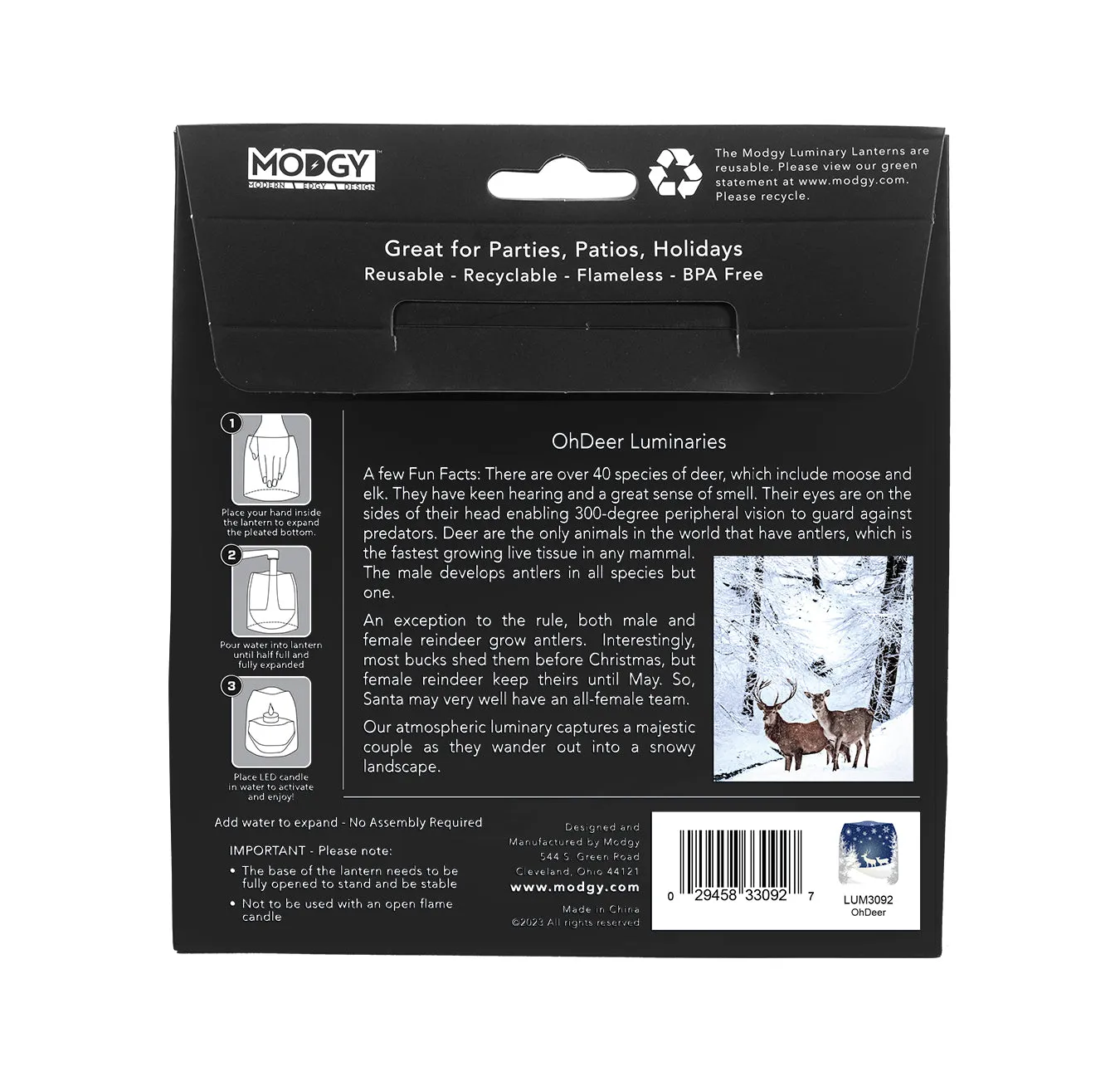 Oh Deer! - 4 Per Pack