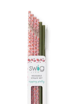 On The Prowl   Olive Reusable Straws by Swig Life