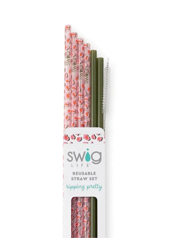 On The Prowl   Olive Reusable Straws by Swig Life