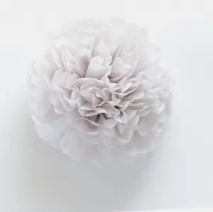 Oyster cream tissue paper pom pom