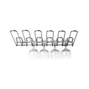 Paderno Ceiling Shelf Wine Glass Rack