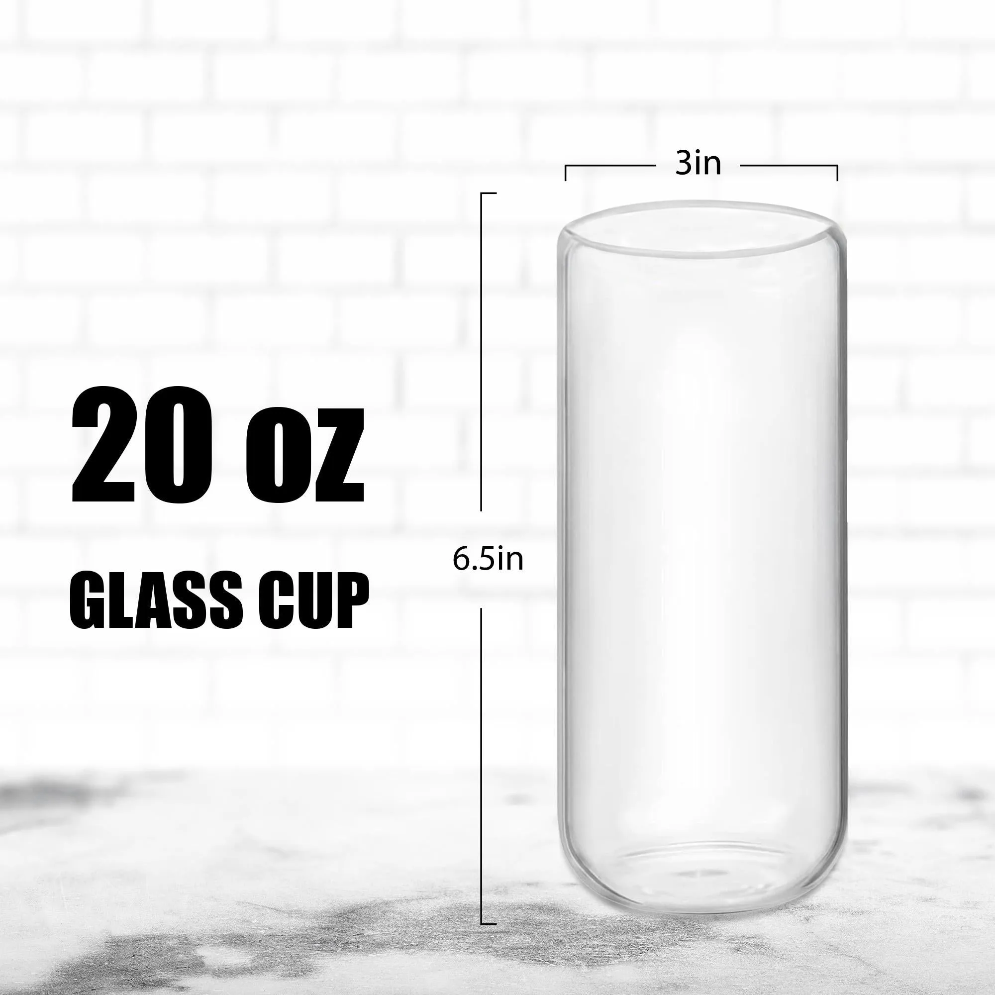 Personalized 20 oz Beer Cups Custom Tall Boy Beer Can Glass for Wedding Party Fathers Day Gift Home Bar Gift Father Birthday Gift (FBG1013)