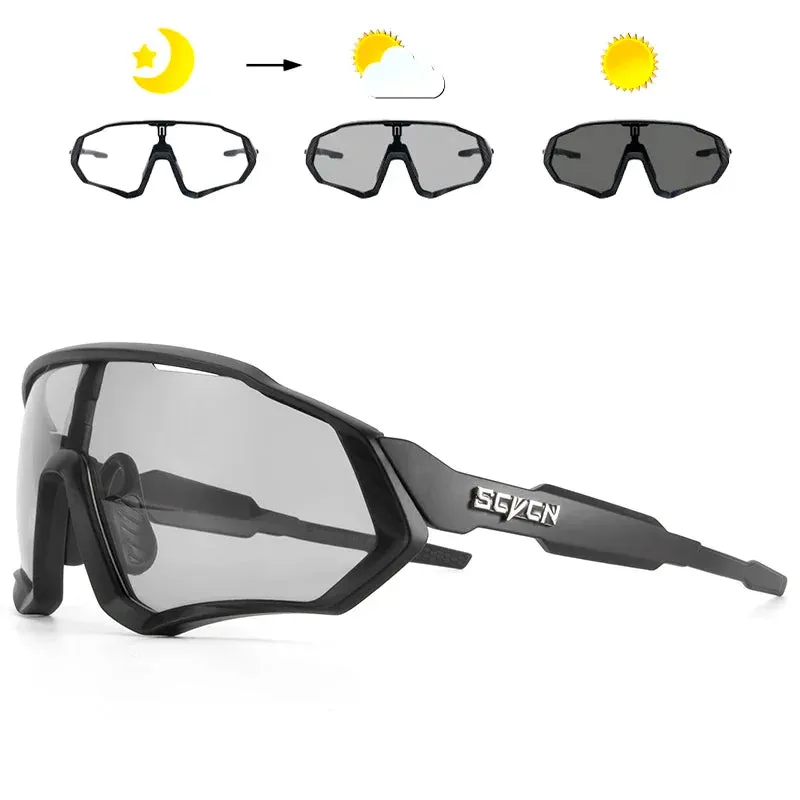 Photochromic UV400 Cycling Sunglasses for Outdoor Sports