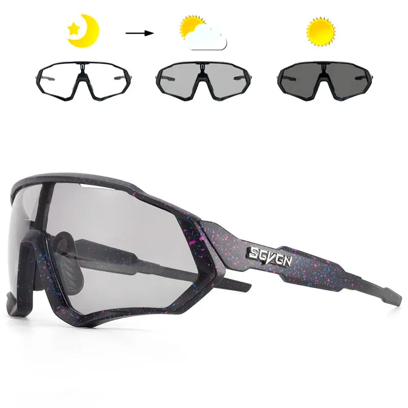 Photochromic UV400 Cycling Sunglasses for Outdoor Sports