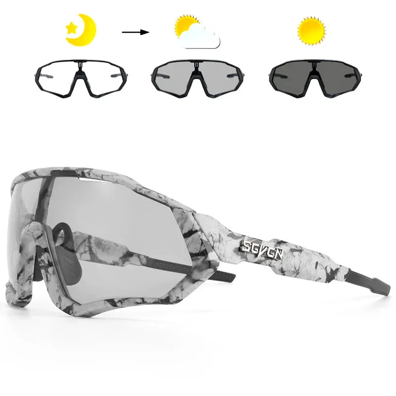 Photochromic UV400 Cycling Sunglasses for Outdoor Sports