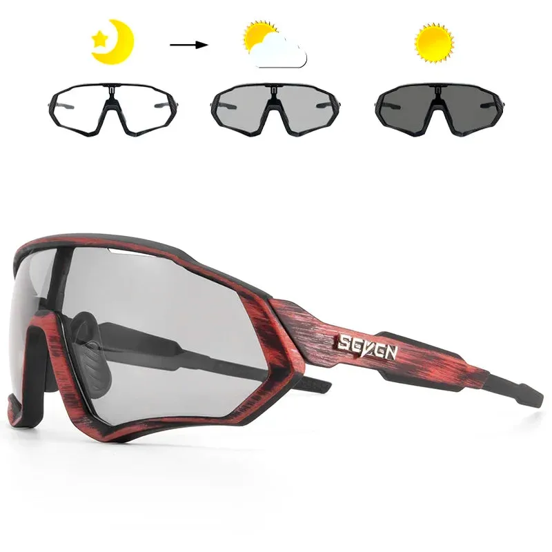Photochromic UV400 Cycling Sunglasses for Outdoor Sports