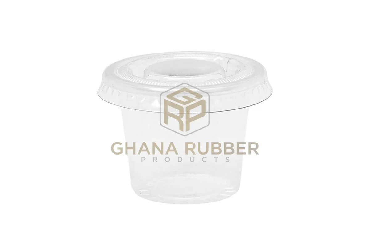 Portion Pepper Cups 25ml   Lids