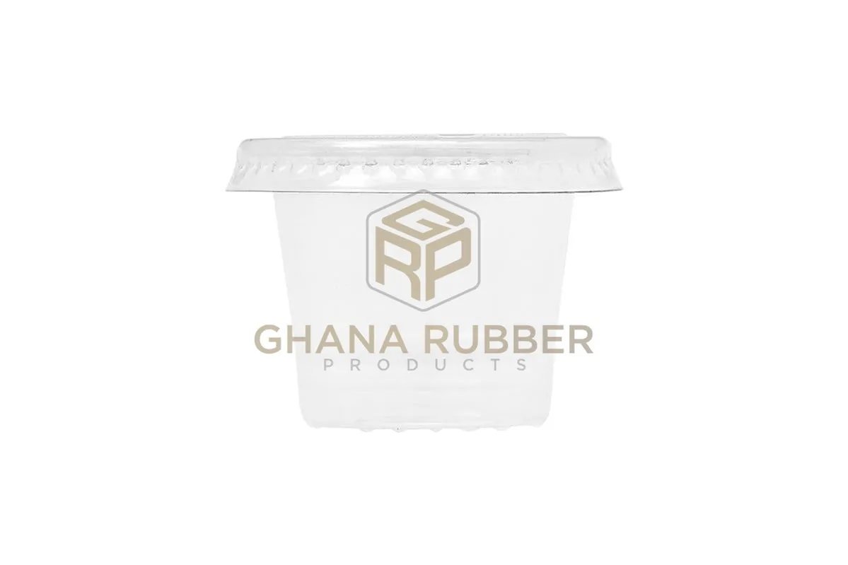 Portion Pepper Cups 25ml   Lids
