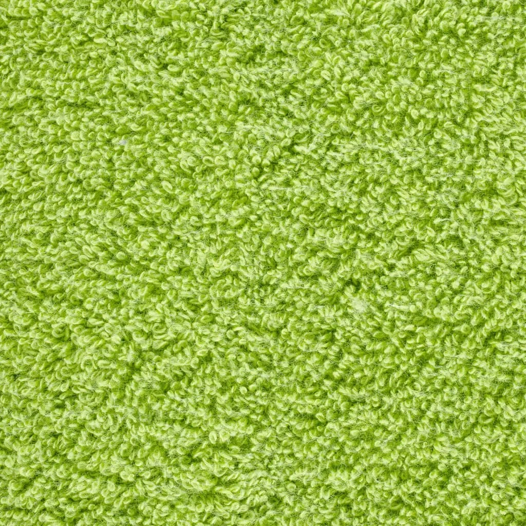 Premium Sauna Towels 10 pcs Apple Green 80x200 cm 600 gsm 100% Cotton
