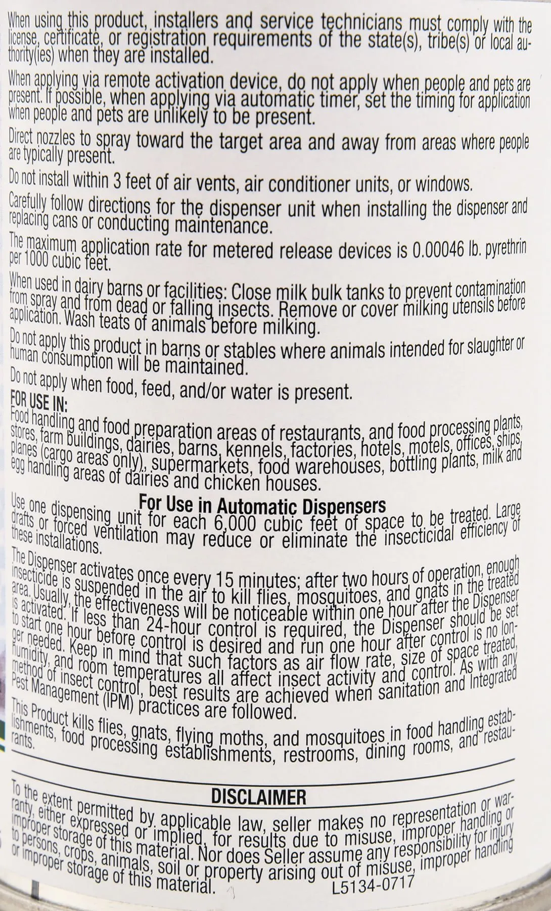 Prozap LD-44T Metered Spray, 6.5 oz