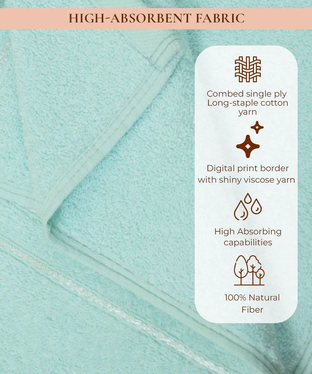 Rangoli Victoria 100% Cotton Bath Towel Set of 2 |  Ultra Soft, Super Absorbent Luxurious Towels