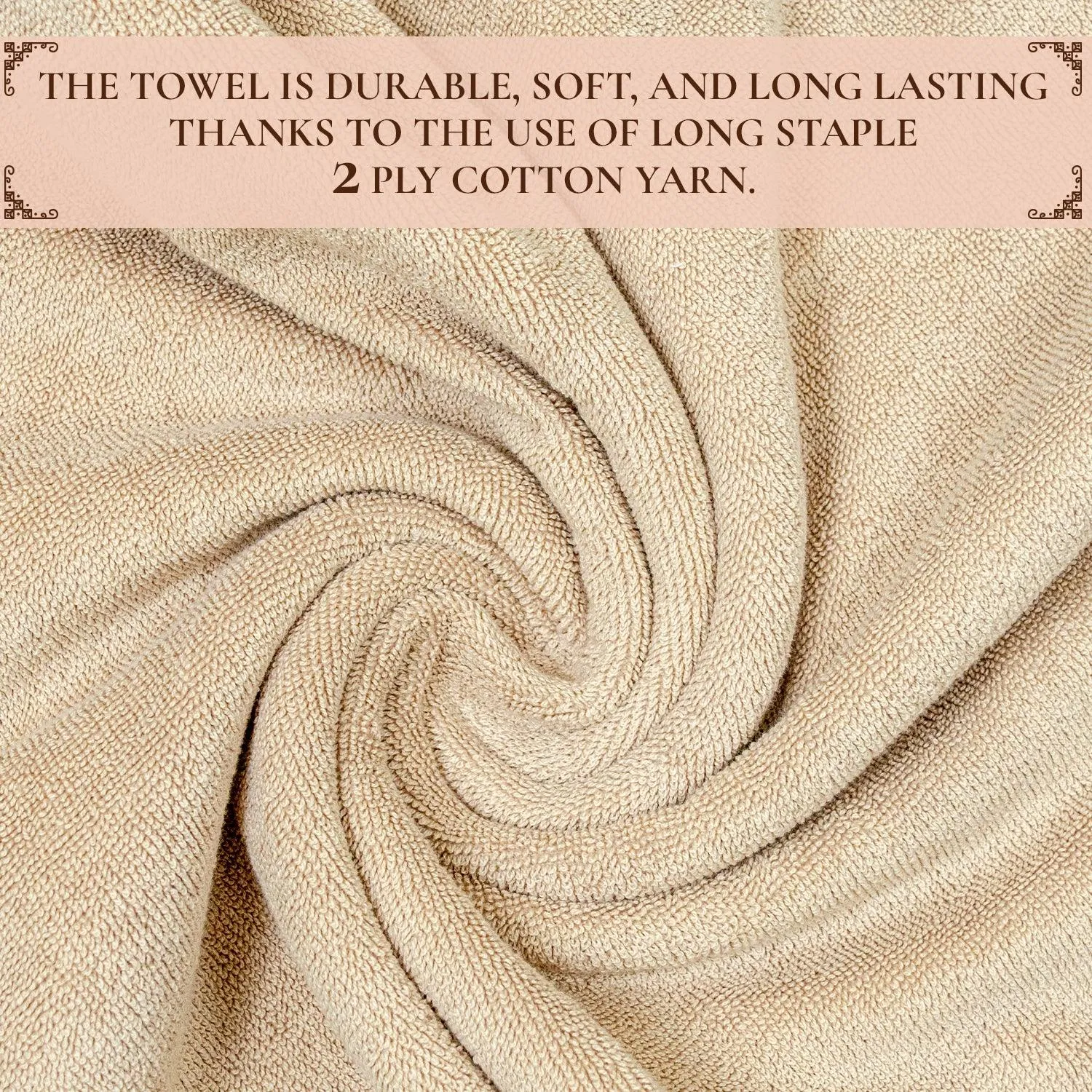 Regal 460 GSM Bath Towels Set Of 2 | Ultra Soft & Highly Absorbent Towels